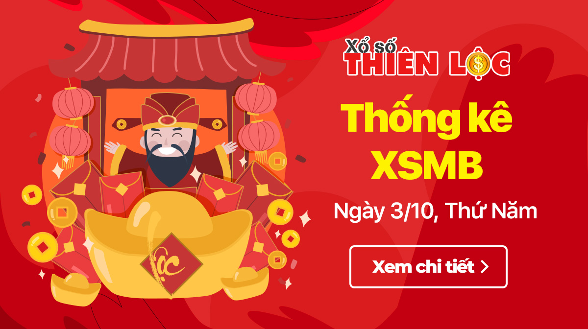 Thống kê XSMB kết quả hôm nay ngày 3/10/2024